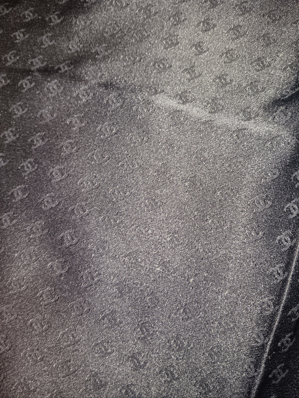 Chanel CC Gems Logo Silk Scarf - Picture 3 of 3